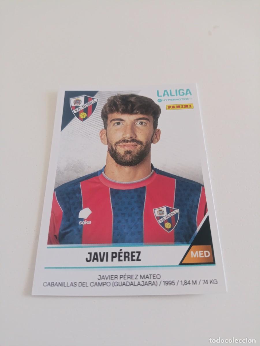 Cromos de f&uacute;tbol: Liga hypermotion 24/25 Javi P&eacute;rez Huesca