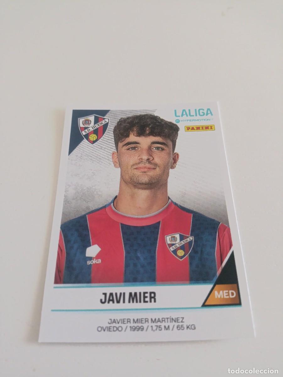 Cromos de f&uacute;tbol: Liga hypermotion 24/25 Javi Mier Huesca