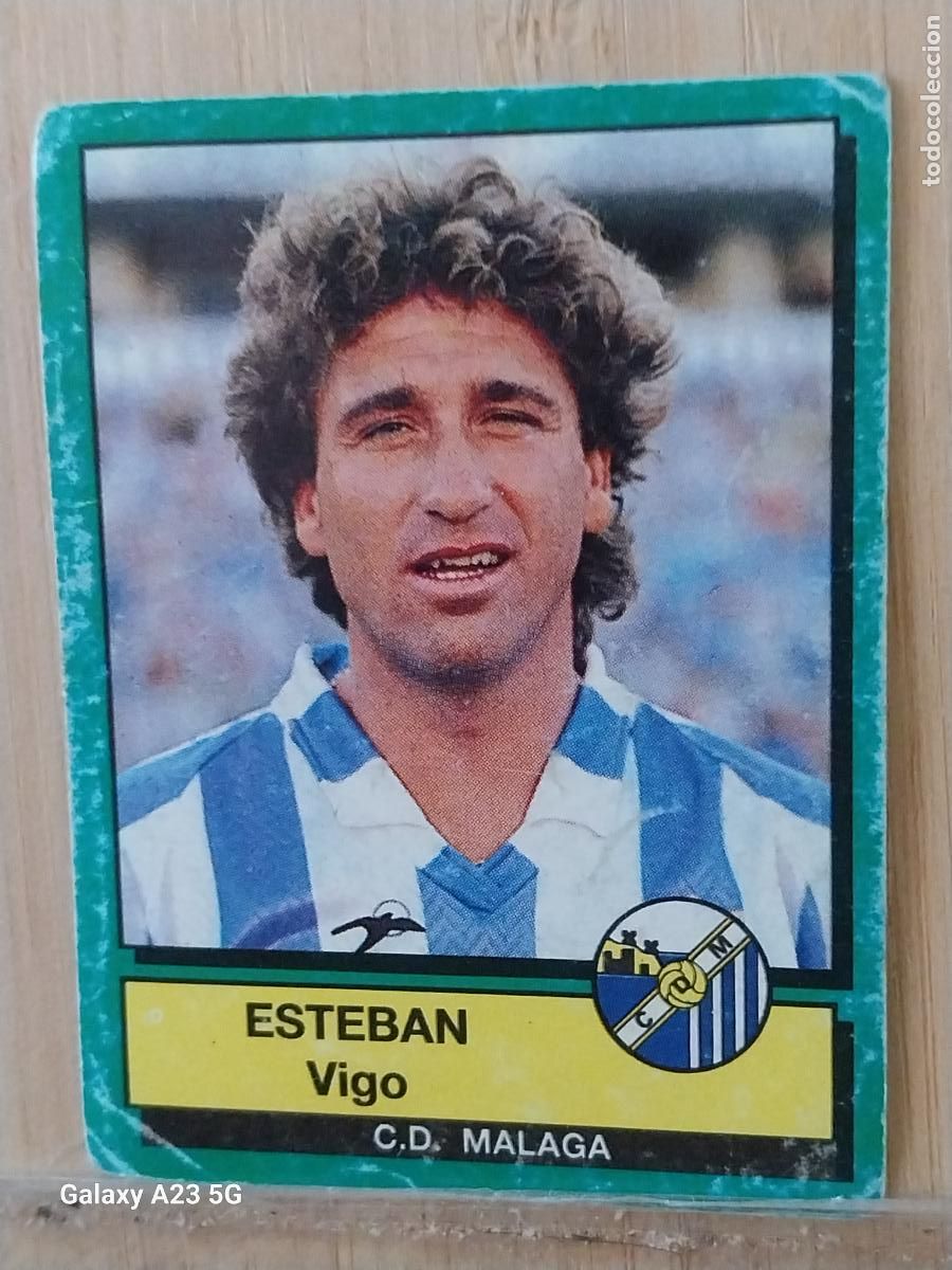 Cromos de f&uacute;tbol: ESTEBAN MALAGA PANINI FUTBOL 90 CROMO 157 SIN PEGAR NUNCA SOBADO A&Ntilde;O 1990 *