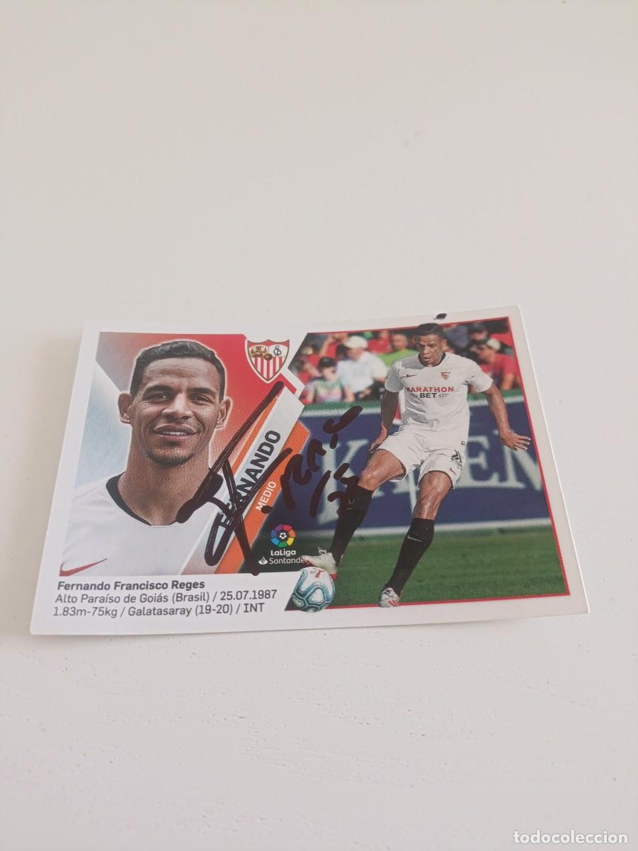 Cromos de f&uacute;tbol: Auto original de Fernando Sevilla
