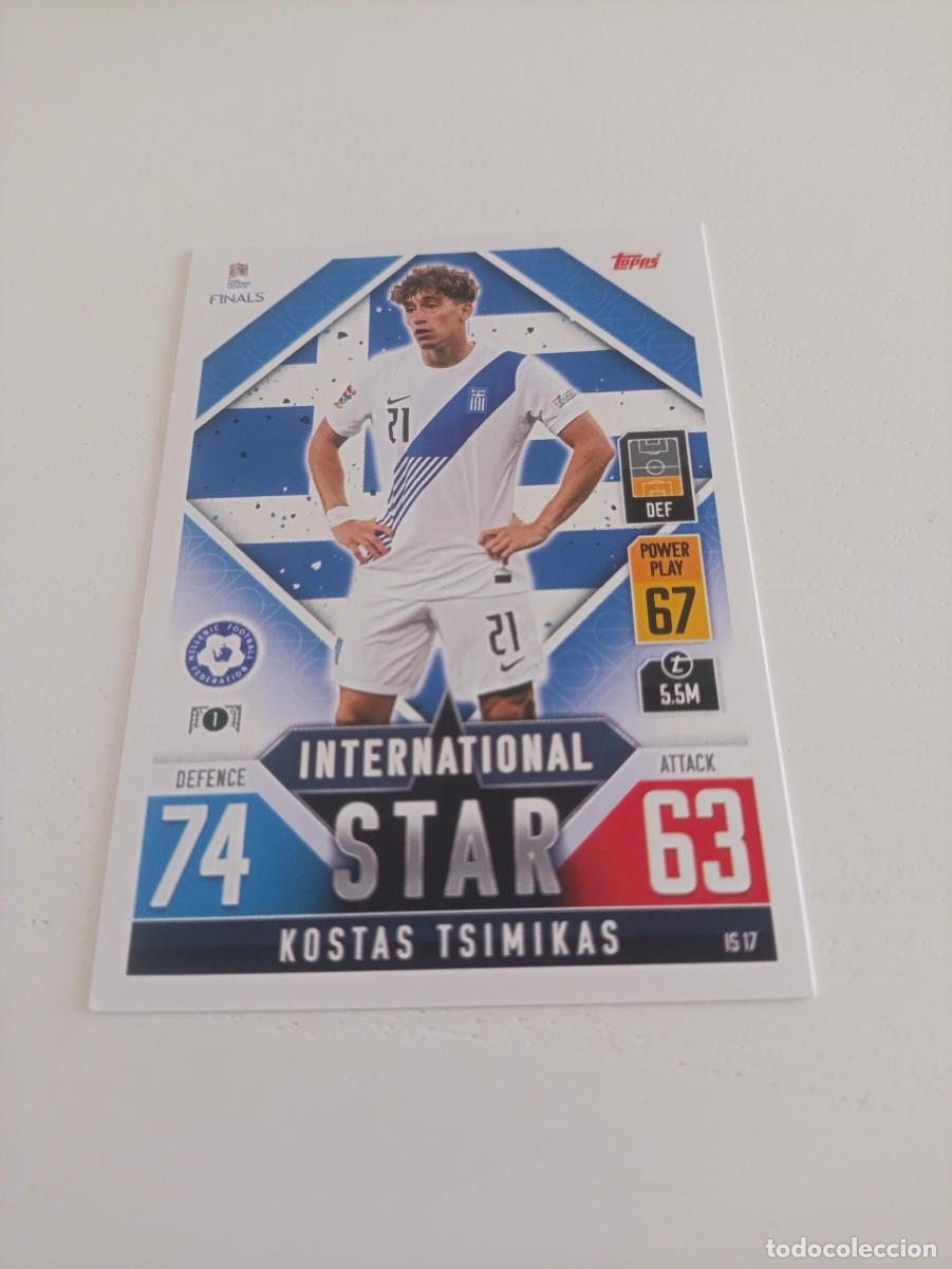 Cromos de f&uacute;tbol: Tsimikas Grecia UEFA nations league