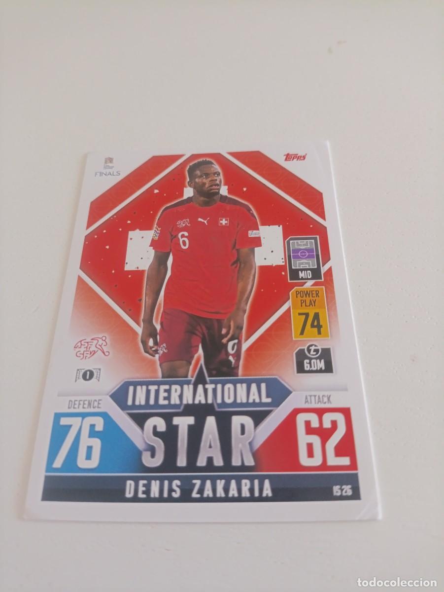 Cromos de f&uacute;tbol: Zakaria Suiza UEFA nations league