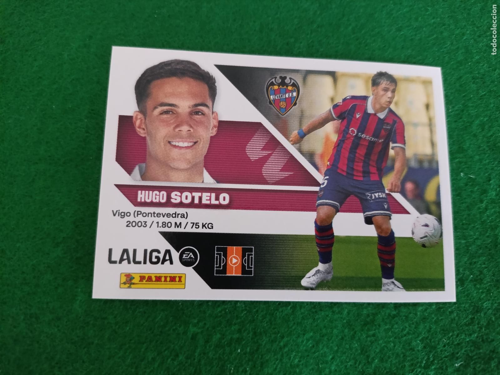 Cromos de f&uacute;tbol: LIGA ESTE 2026 2027 LEVANTE UD FICHAJE N&ordm; 13 SOTELO