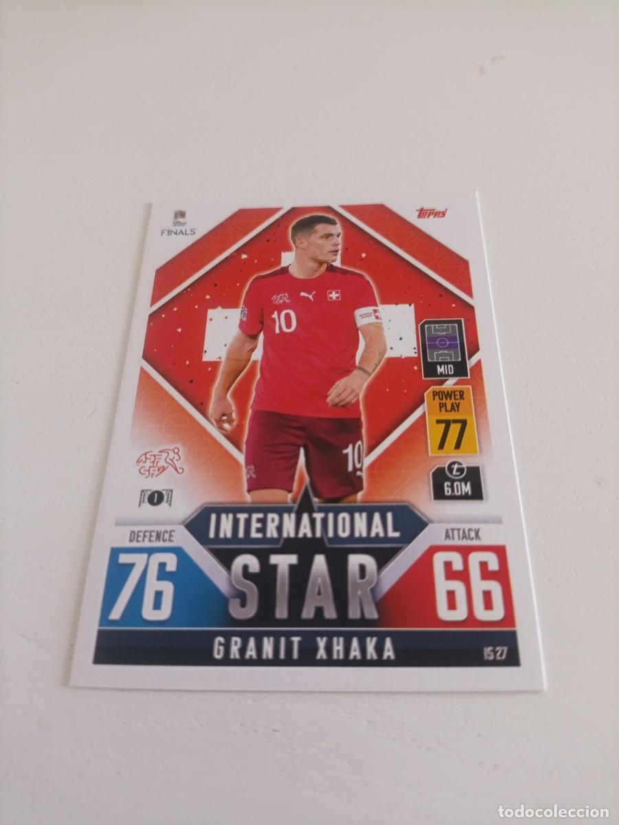 Cromos de f&uacute;tbol: Xhaka Suiza UEFA nations league