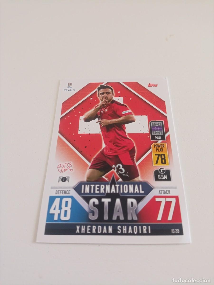Cromos de f&uacute;tbol: Shaqiri Suiza UEFA nations league
