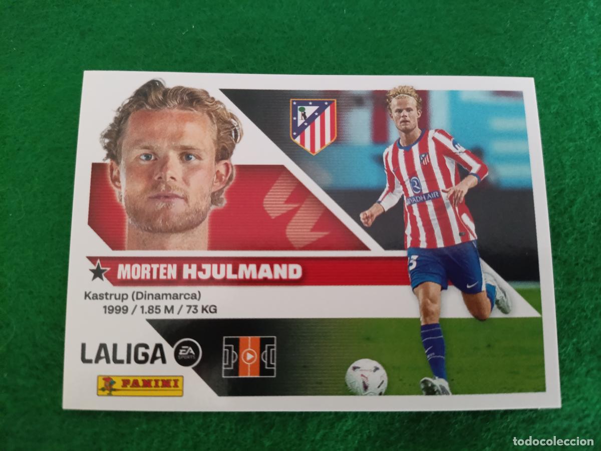 Cromos de f&uacute;tbol: LIGA ESTE 2026 2027 ATL&Eacute;TICO DE MADRID FICHAJE N&ordm; 5 HJULMAND