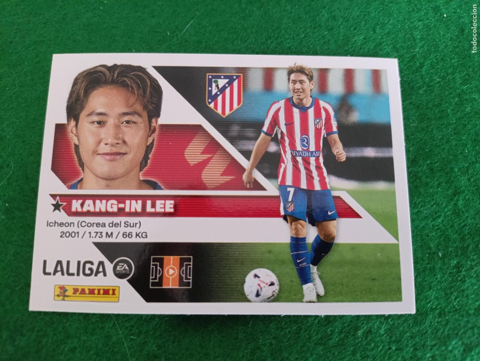 Cromos de f&uacute;tbol: LIGA ESTE 2026 2027 ATL&Eacute;TICO DE MADRID FICHAJE N&ordm; 20 KANG IN LEE