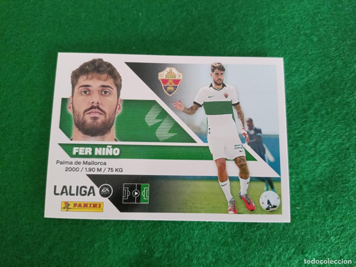 Cromos de f&uacute;tbol: LIGA ESTE 2026 2027 ELCHE CF FICHAJE N&ordm; 15 FER NI&Ntilde;O