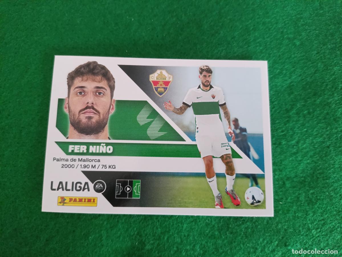 Cromos de f&uacute;tbol: LIGA ESTE 2026 2027 ELCHE CF FICHAJE N&ordm; 15 FER NI&Ntilde;O