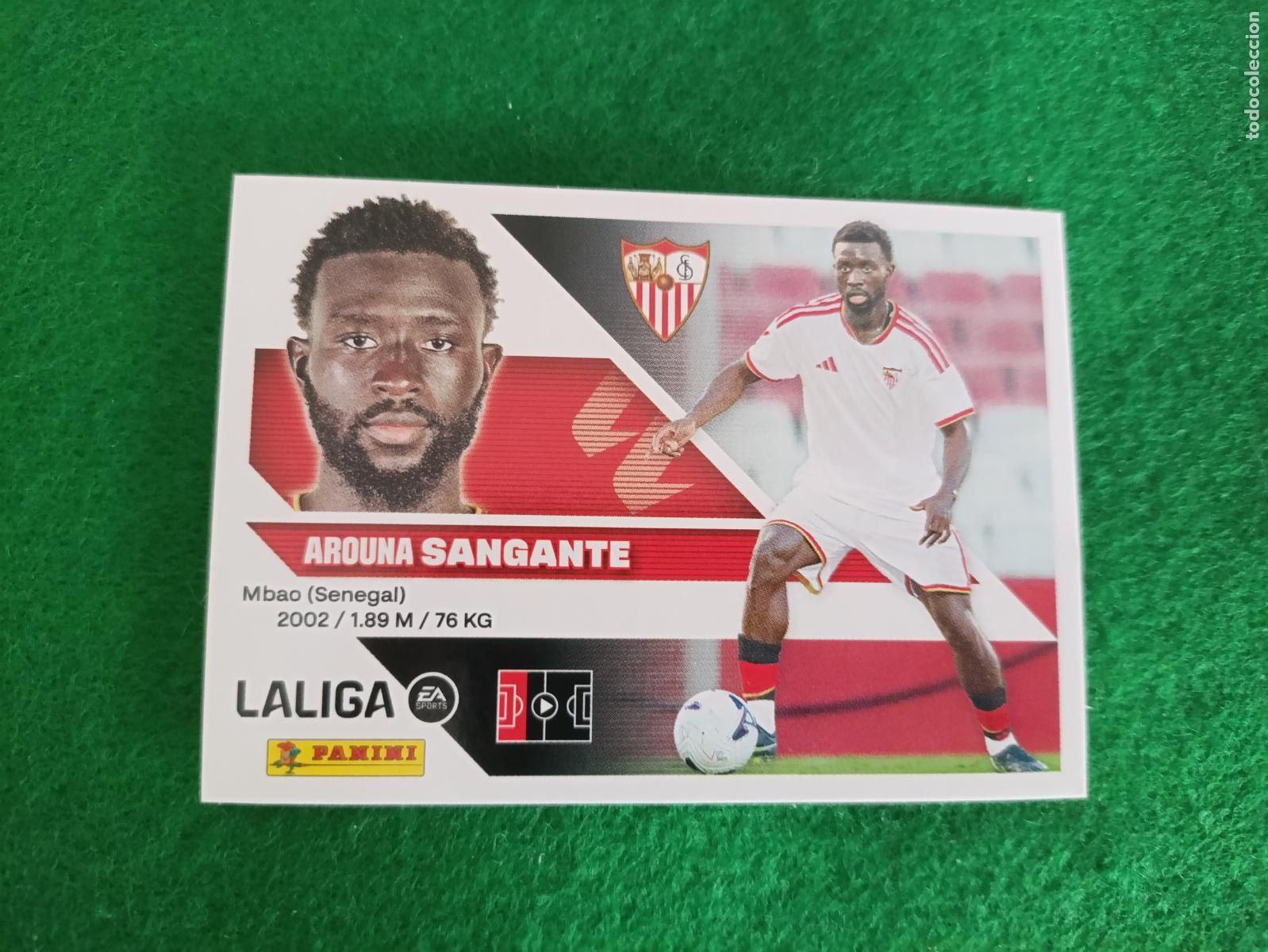 Cromos de f&uacute;tbol: LIGA ESTE 2026 2027 SEVILLA FC FICHAJE N&ordm; 17 SANGANTE