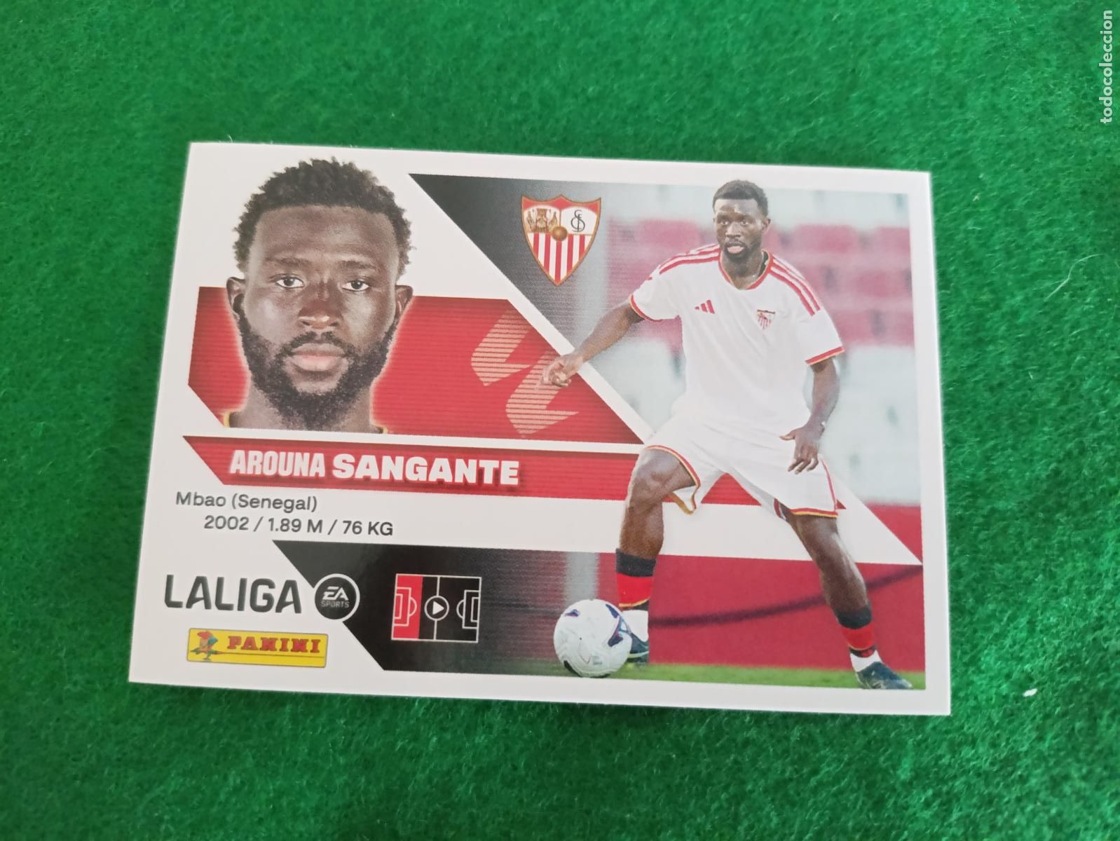 Cromos de f&uacute;tbol: LIGA ESTE 2026 2027 SEVILLA FC FICHAJE N&ordm; 17 SANGANTE