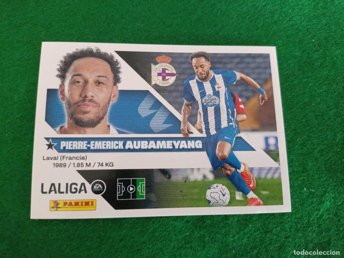 Cromos de f&uacute;tbol: LIGA ESTE 2026 2027 RC DEPORTIVO FICHAJE N&ordm; 12 AUBAMEYANG