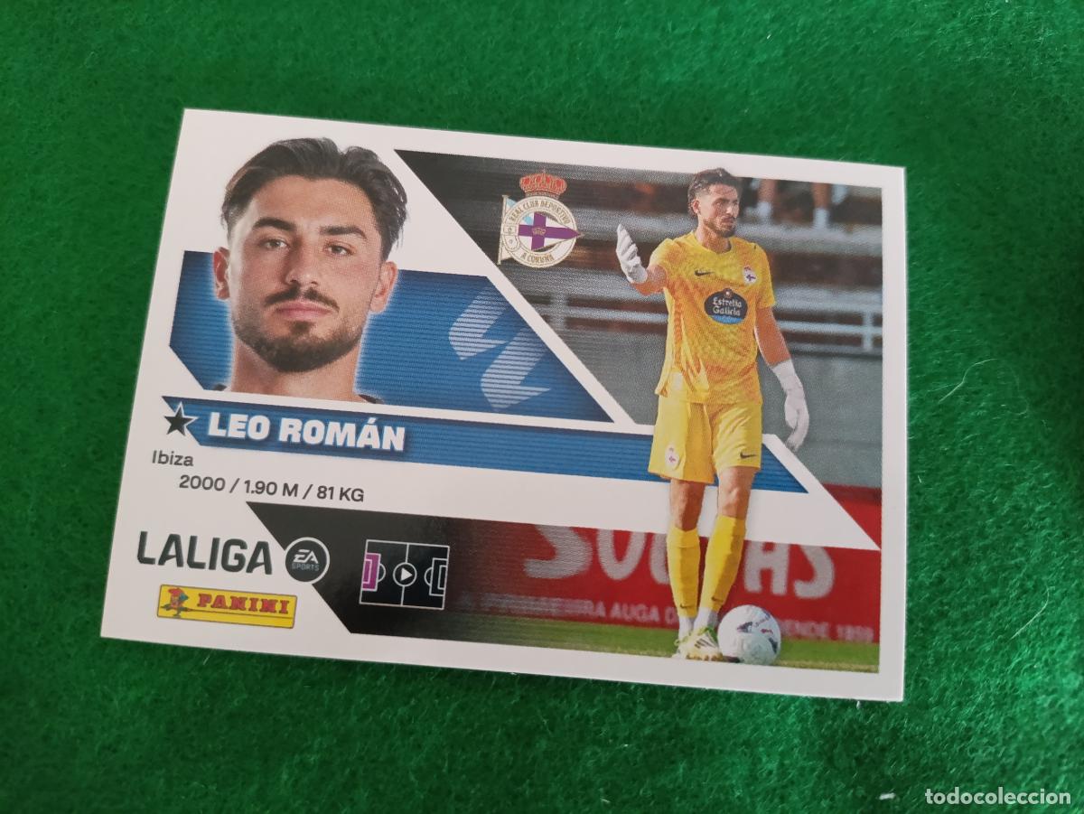 Cromos de f&uacute;tbol: LIGA ESTE 2026 2027 RC DEPORTIVO N&ordm; 8 LEO ROM&Aacute;N