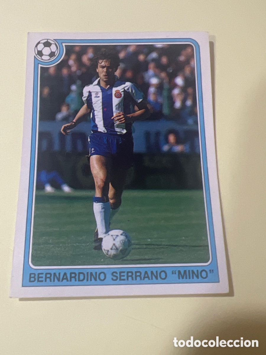 Cromos de f&uacute;tbol: C8564. 90 MINO ESPANYOL FUTBOL 92 93 LIGA PANINI NUNCA PEGADO SIN DESPEGAR
