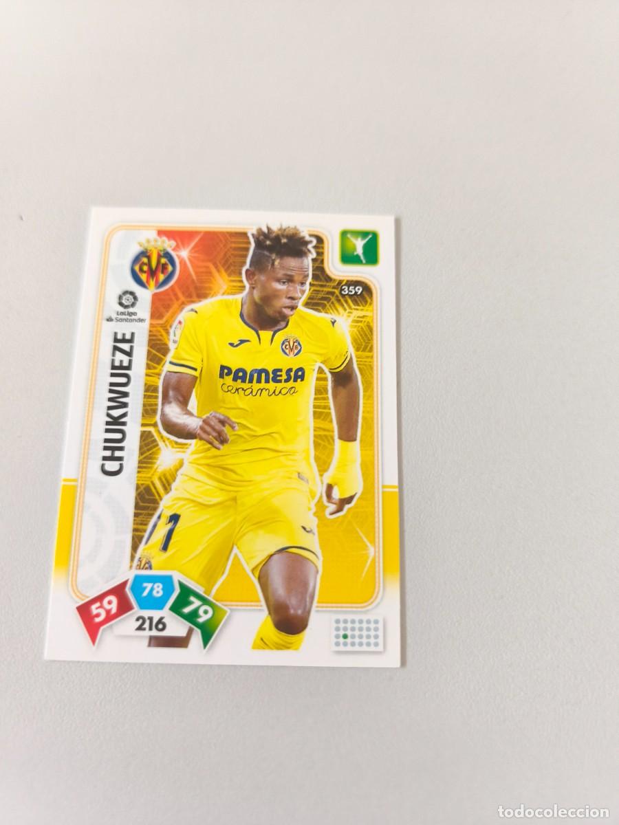 Cromos de Futebol: ADRENALYN XL 2019 2020 19 20 CHUKWUEZE VILLARREAL 359 H4