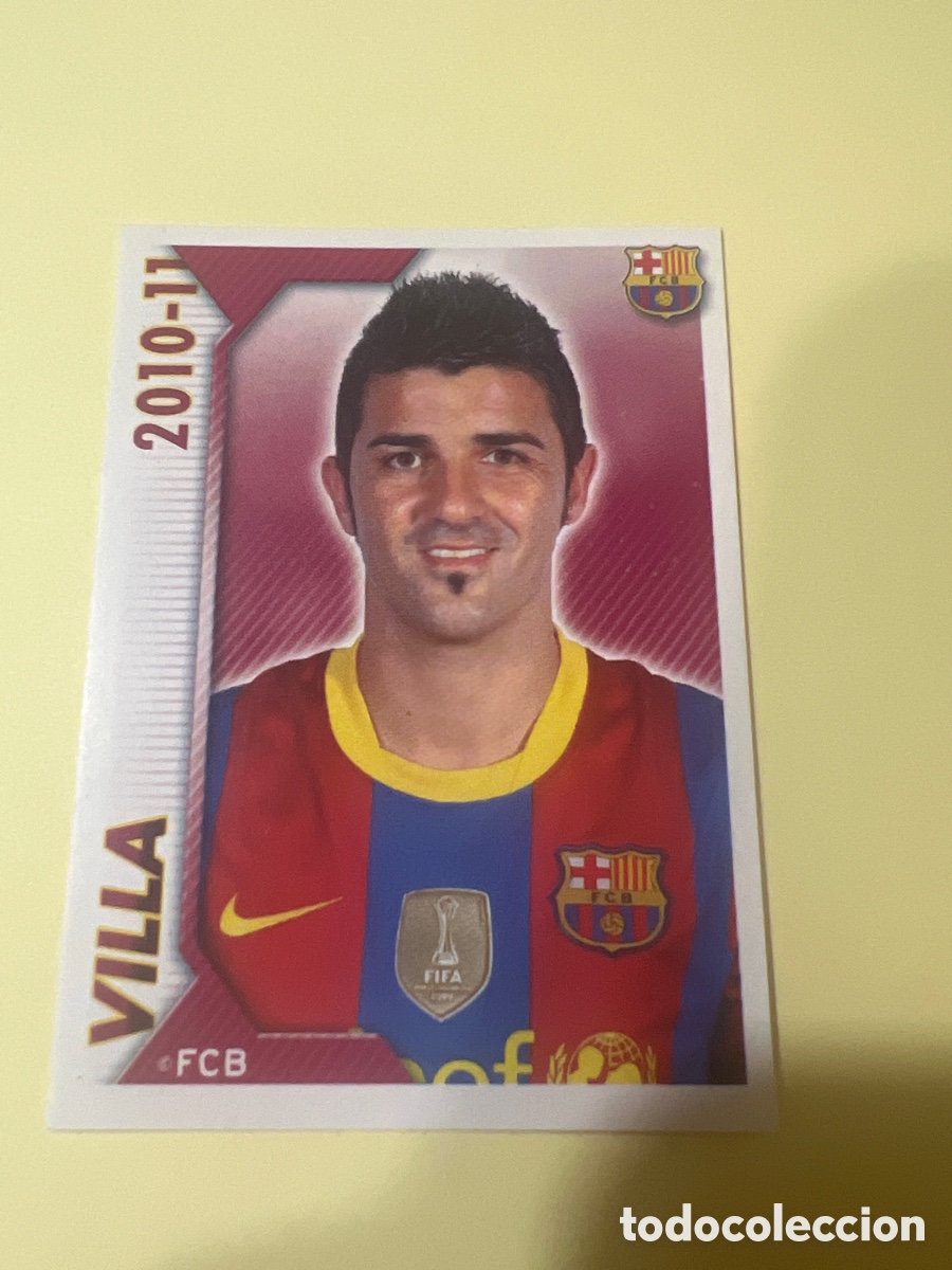 Cromos de Futebol: C8589. CROMO ALBUM FC BARCELONA 2010 2011 PANINI 122 DAVID VILLA - SIN PEGAR LIGA 10 11 BAR&Ccedil;A FCB