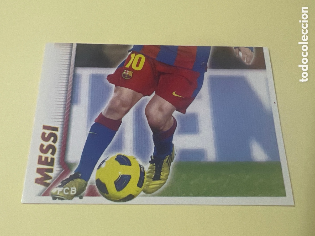 Cromos de Futebol: C8607. CROMO ALBUM FC BARCELONA 2010 2011 PANINI 118 LEO MESSI 2 - SIN PEGAR LIGA 10 11 BAR&Ccedil;A FCB