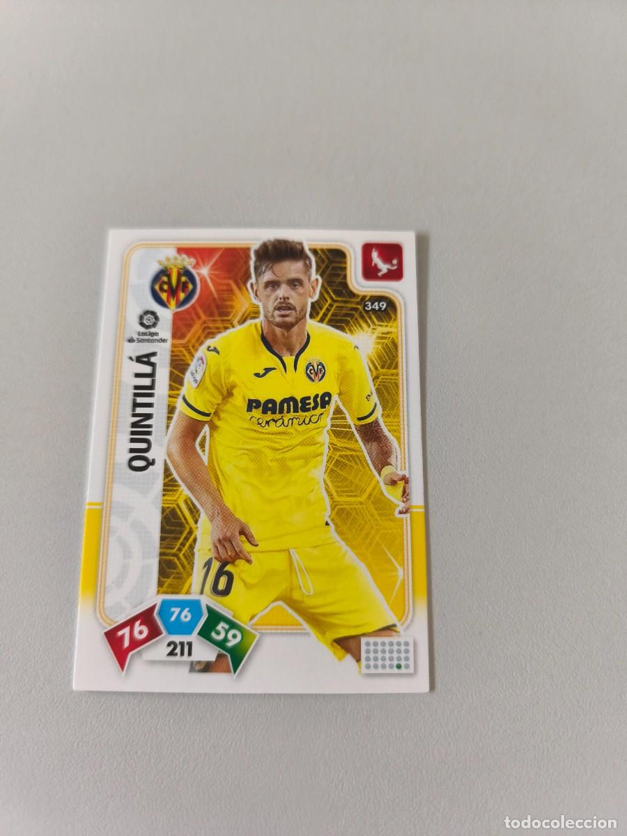 Cromos de f&uacute;tbol: ADRENALYN XL 2019 2020 19 20 QUINTILLA VILLARREAL 349 H4