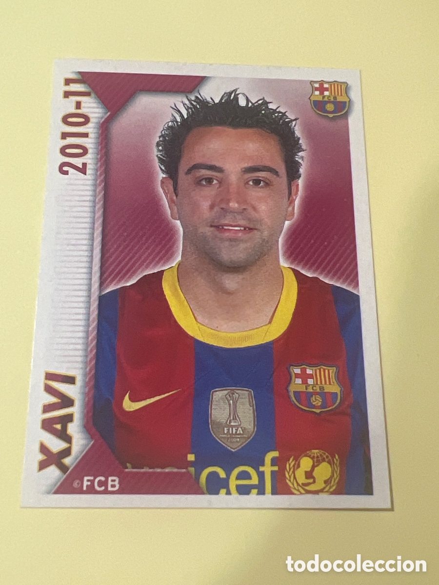 Cromos de f&uacute;tbol: C8682. PANINI F.C. FC BARCELONA 2010-2011 10 11 N&ordm; 86 XAVI SIN PEGAR