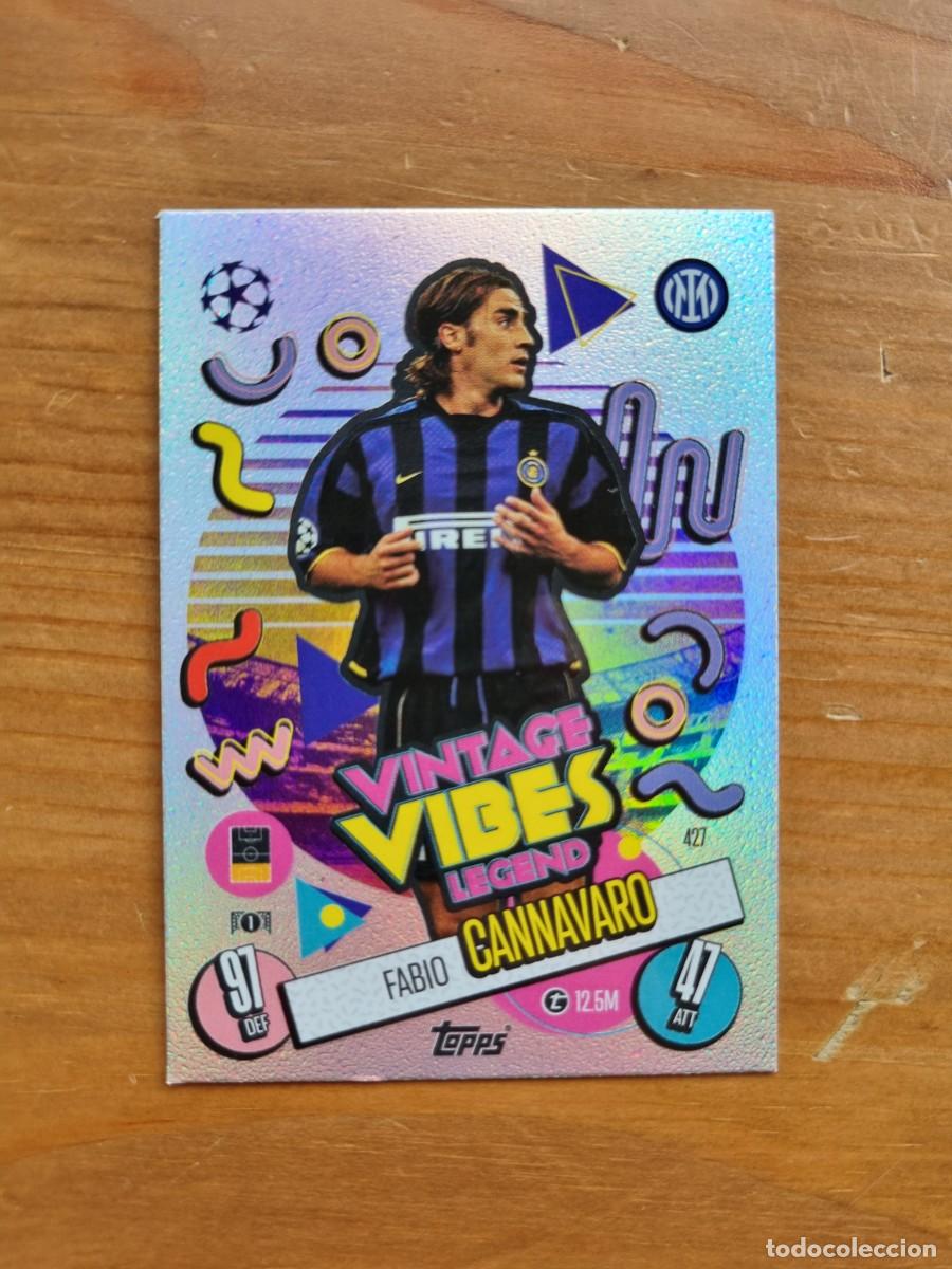 Cromos de f&uacute;tbol: 427 Fabio CANNAVARO (Vintage Vibes LEGEND). Match Attax 2024 2025 24 25 (Topps)