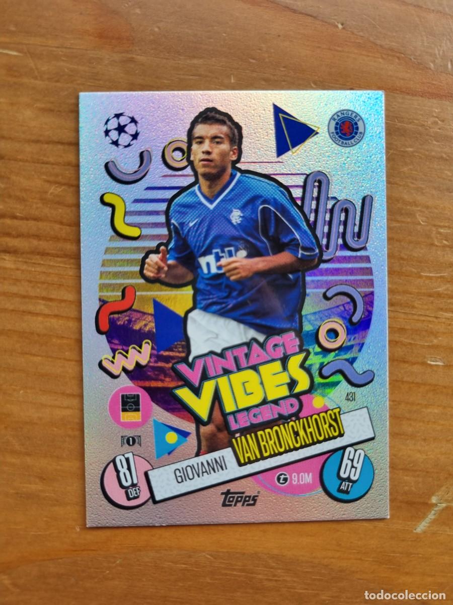 Cromos de f&uacute;tbol: 431 Gio VAN BRONCKHORST (Vintage Vibes LEGEND). Match Attax 2024 2025 24 25 (Topps)