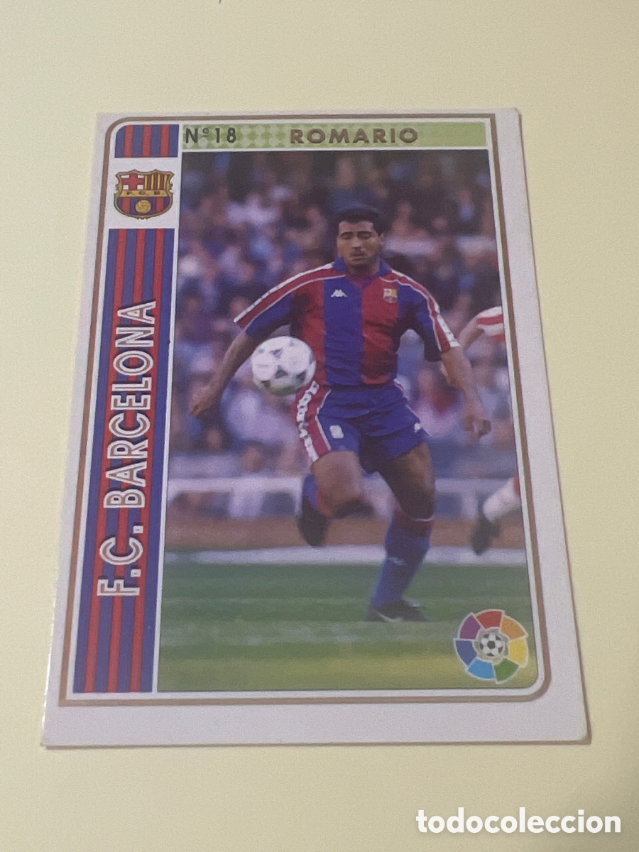 Cartes &agrave; collectionner de Football: C8685. MUNDICROMO -- FICHAS DE LA LIGA 1994-95 -- N&ordm; 18 ROMARIO