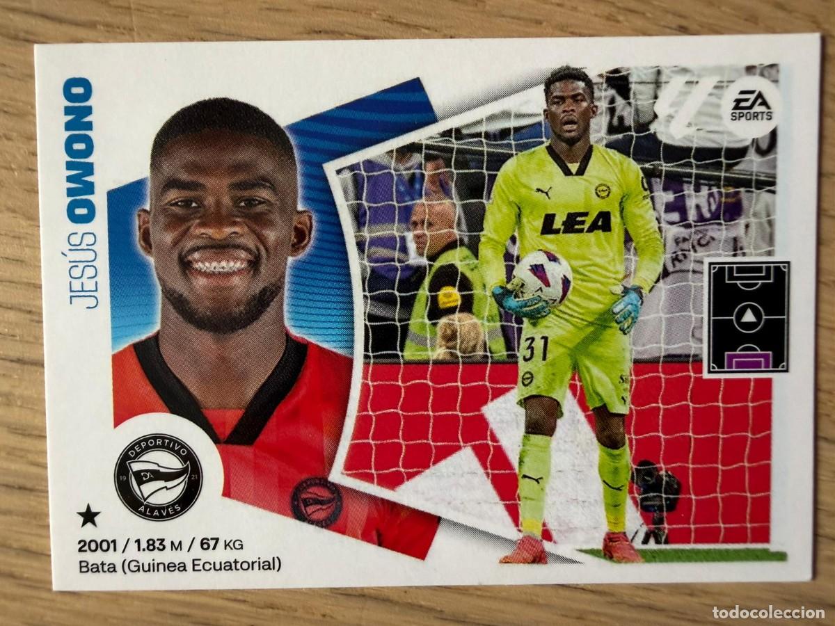 Cartes &agrave; collectionner de Football: 4 OWONO ALAVES 24 25 2024 2025 LIGA EA SPORTS COLECCIONES ESTE SIN PEGAR STICKER
