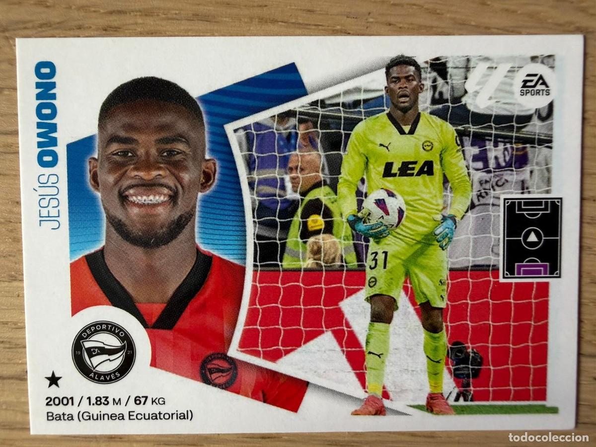 Cartes &agrave; collectionner de Football: 4 OWONO ALAVES 24 25 2024 2025 LIGA EA SPORTS COLECCIONES ESTE SIN PEGAR STICKER
