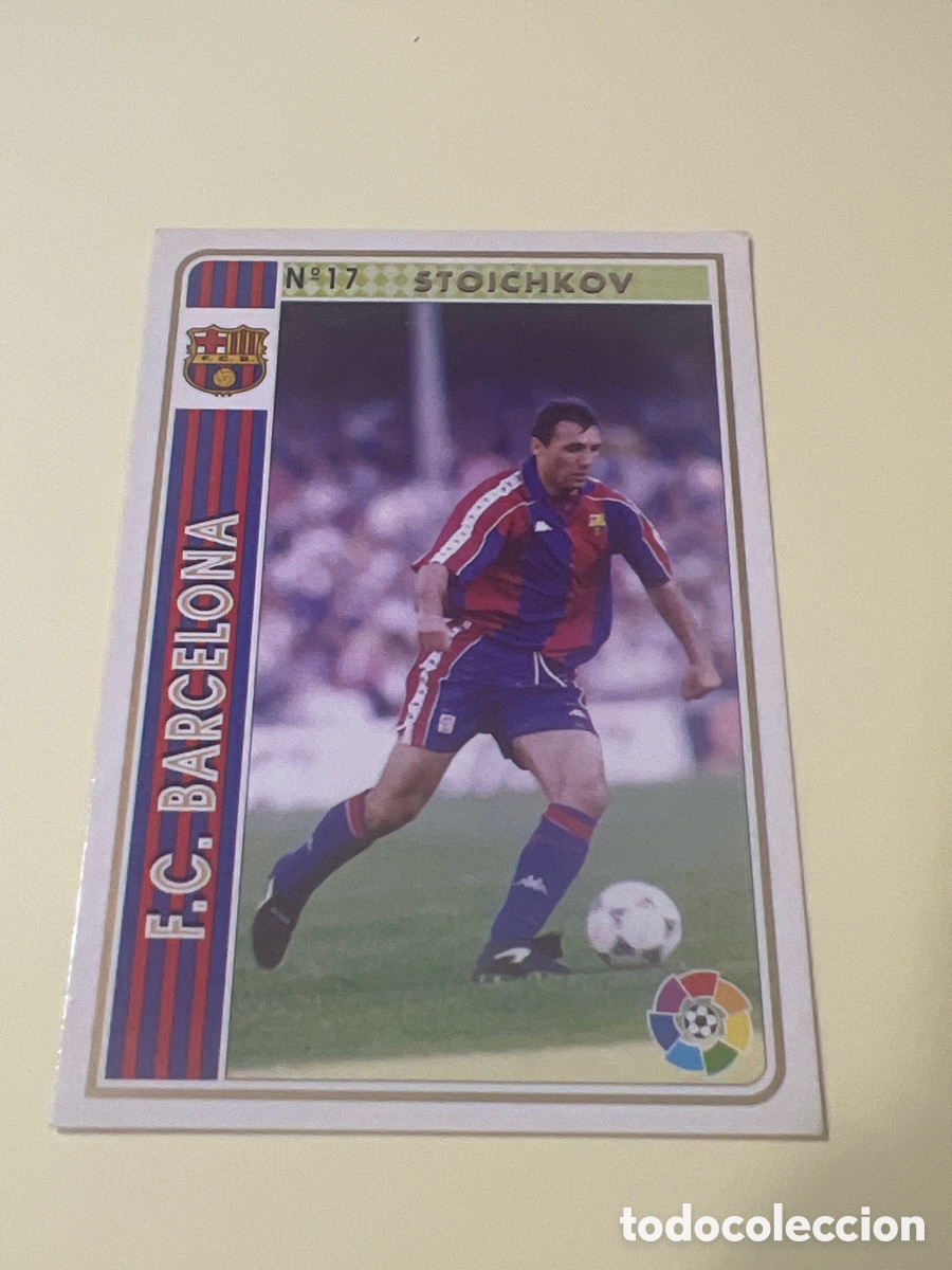 Cartes &agrave; collectionner de Football: N&ordm; 17 STOICHKOV FC BARCELONA CROMO FICHA LAS FICHAS DE LA LIGA MUNDICROMO 1994 1995 94 95 MC SPORT
