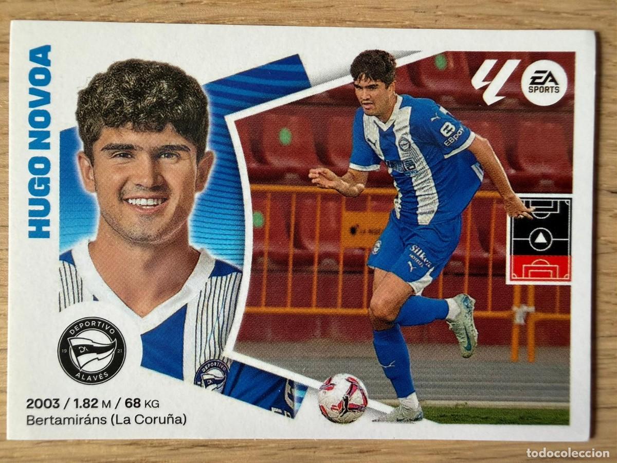Cartes &agrave; collectionner de Football: 5 HUGO NOVOA ALAVES 24 25 2024 2025 LIGA EA SPORTS COLECCIONES ESTE SIN PEGAR STICKER