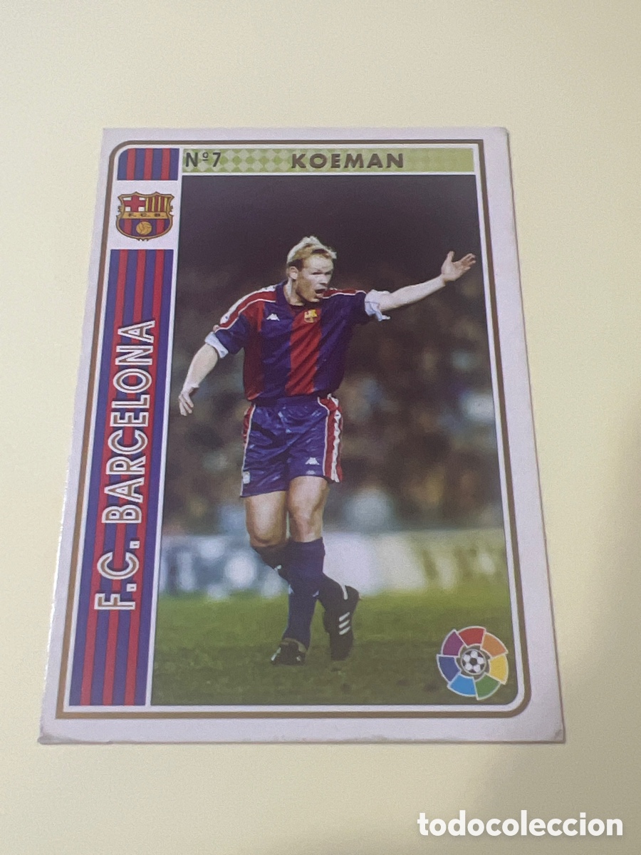 Cartes &agrave; collectionner de Football: C8687. MUNDICROMO 94 95 1994 1995 - 7 KOEMAN - FC. BARCELONA -
