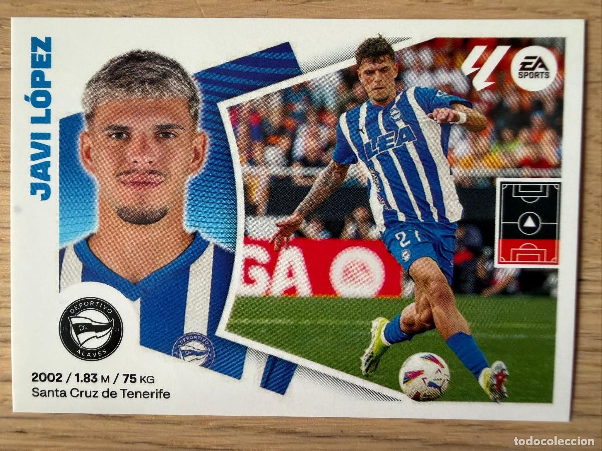 Cromos de f&uacute;tbol: 10 JAVI LOPEZ ALAVES 24 25 2024 2025 LIGA EA SPORTS COLECCIONES ESTE SIN PEGAR STICKER