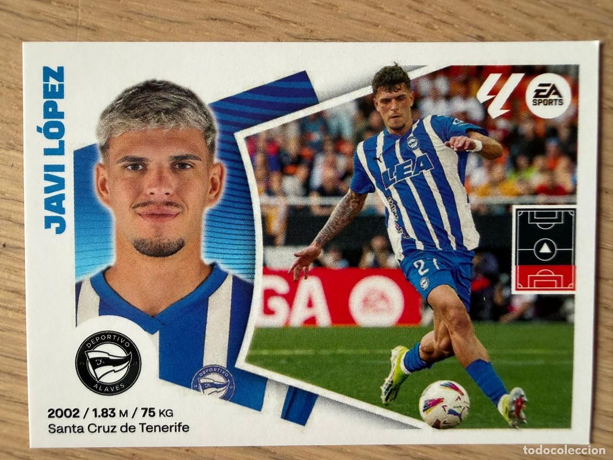 Cromos de f&uacute;tbol: 10 JAVI LOPEZ ALAVES 24 25 2024 2025 LIGA EA SPORTS COLECCIONES ESTE SIN PEGAR STICKER