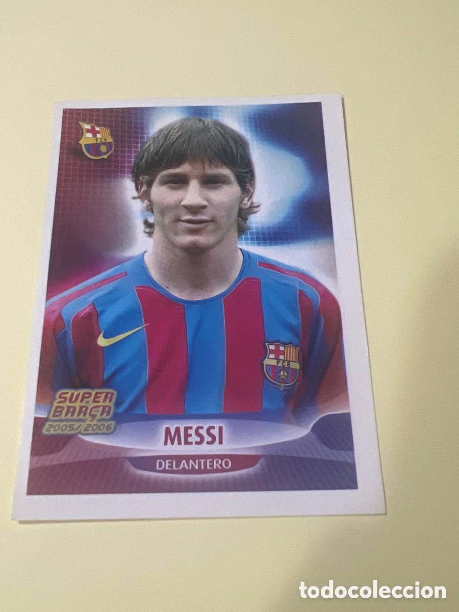 Cromos de f&uacute;tbol: C8699. CROMO SUPER BAR&Ccedil;A 2005 2006 PANINI N&ordm; 49 LEO MESSI - SIN PEGAR FUTBOL LIGA 05 06 BARCELONA