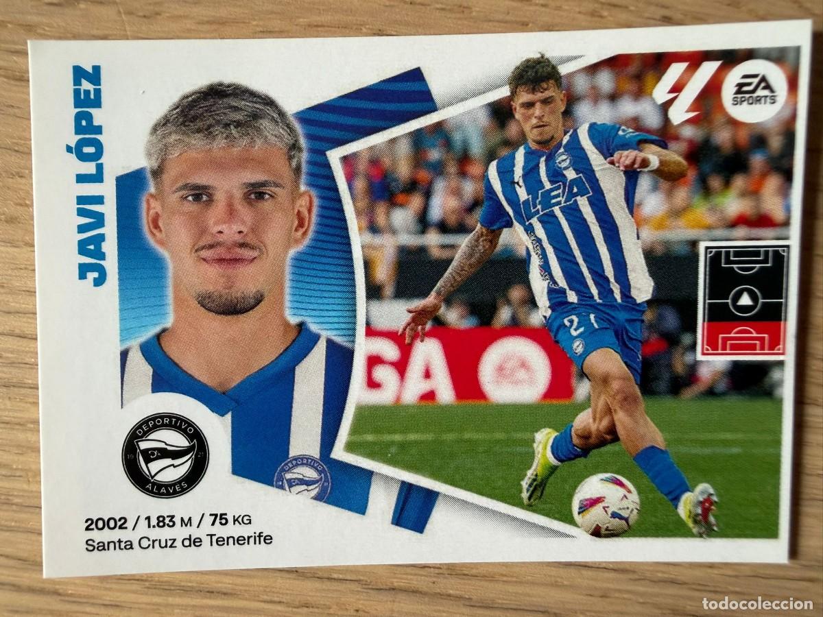 Cromos de f&uacute;tbol: 10 JAVI LOPEZ ALAVES 24 25 2024 2025 LIGA EA SPORTS COLECCIONES ESTE SIN PEGAR STICKER