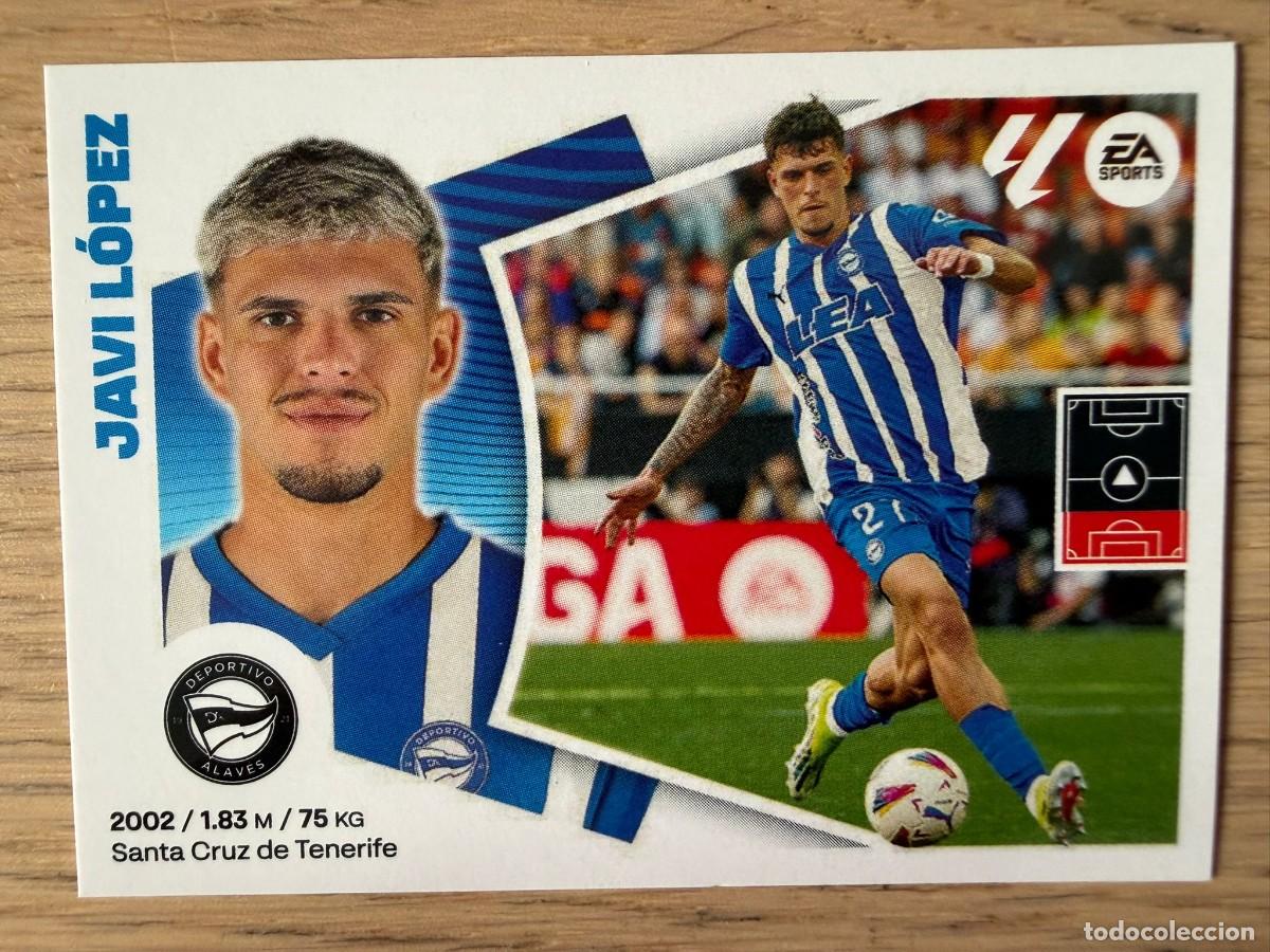 Cromos de f&uacute;tbol: 10 JAVI LOPEZ ALAVES 24 25 2024 2025 LIGA EA SPORTS COLECCIONES ESTE SIN PEGAR STICKER