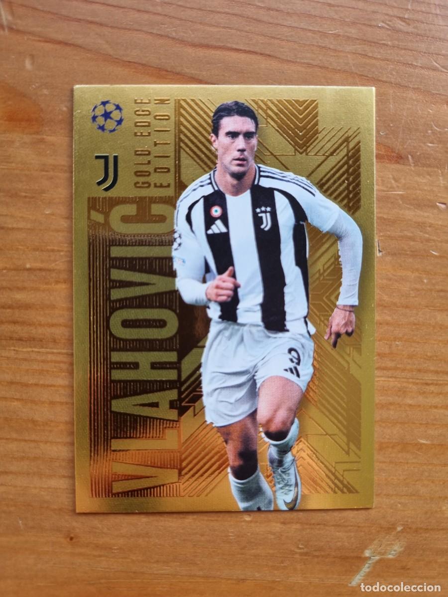 Cromos de Futebol: GOL 7 VLAHOVIC (Juventus) GOLD EDGE EDITION. Match Attax 2024 2025 24 25 (Topps)