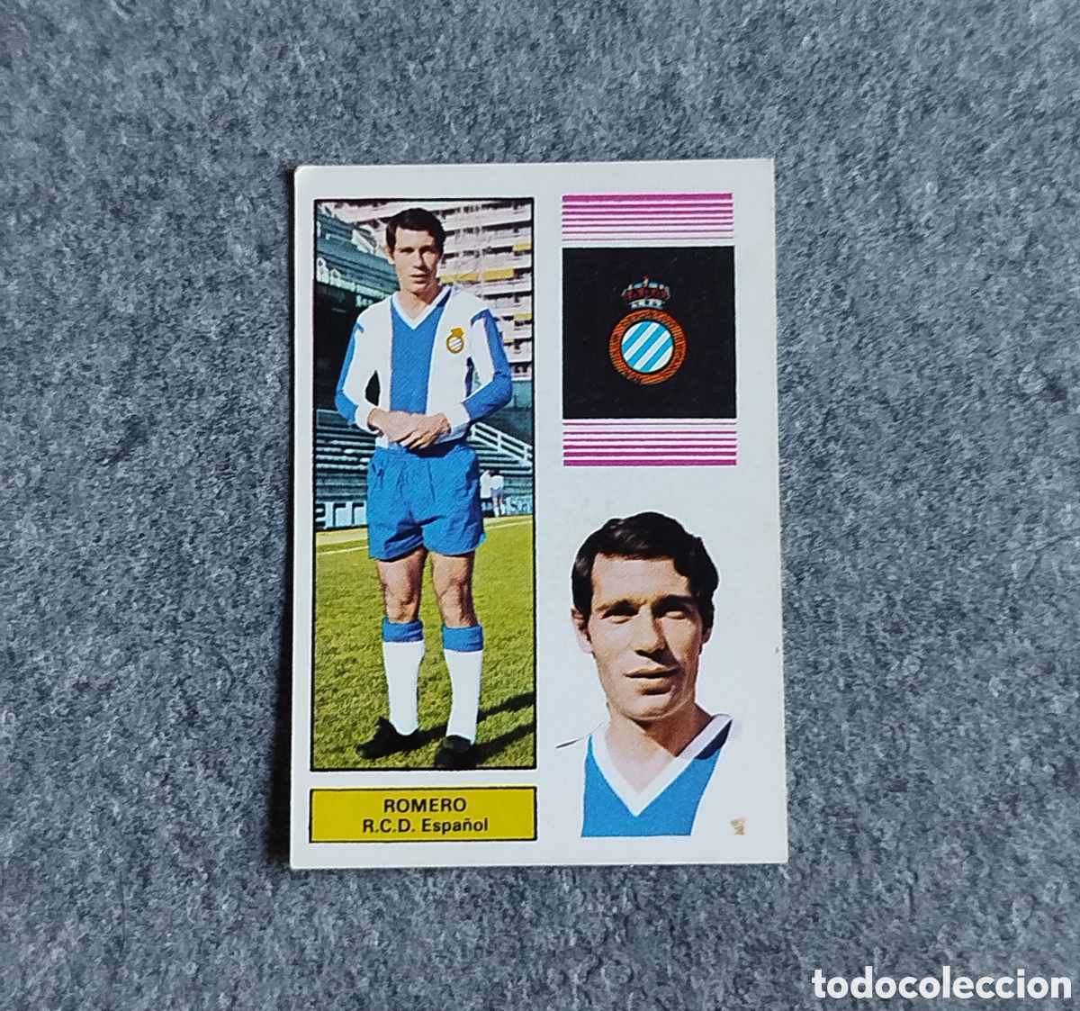 Football Stickers: SIN PEGAR ROMERO ESPA&Ntilde;OL 74 75 1974 1975 FHER DISGRA CROMO NUNCA PEGADO