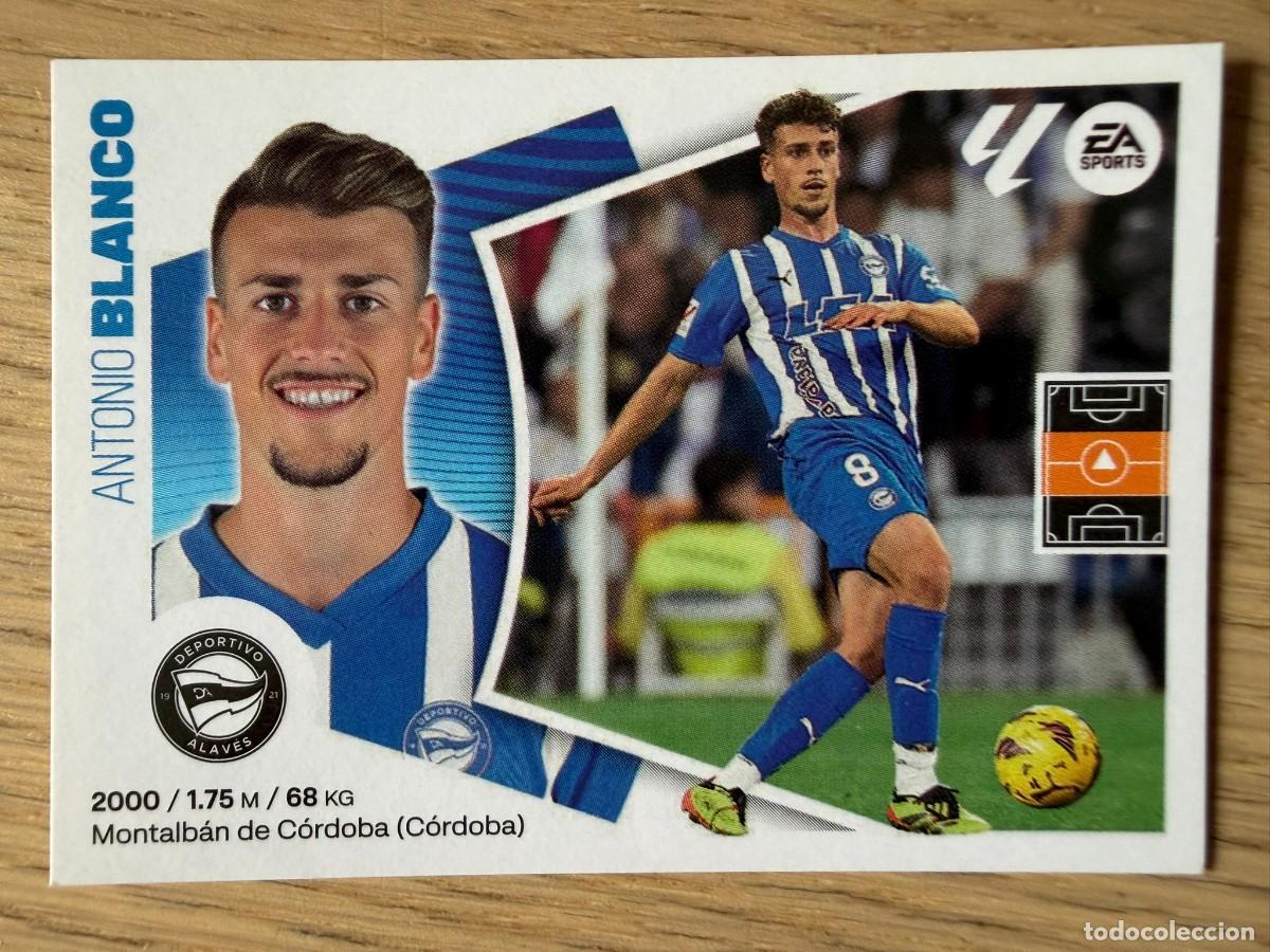 Football Stickers: 13 ANTONIO BLANCO ALAVES 24 25 2024 2025 LIGA EA SPORTS COLECCIONES ESTE SIN PEGAR STICKER