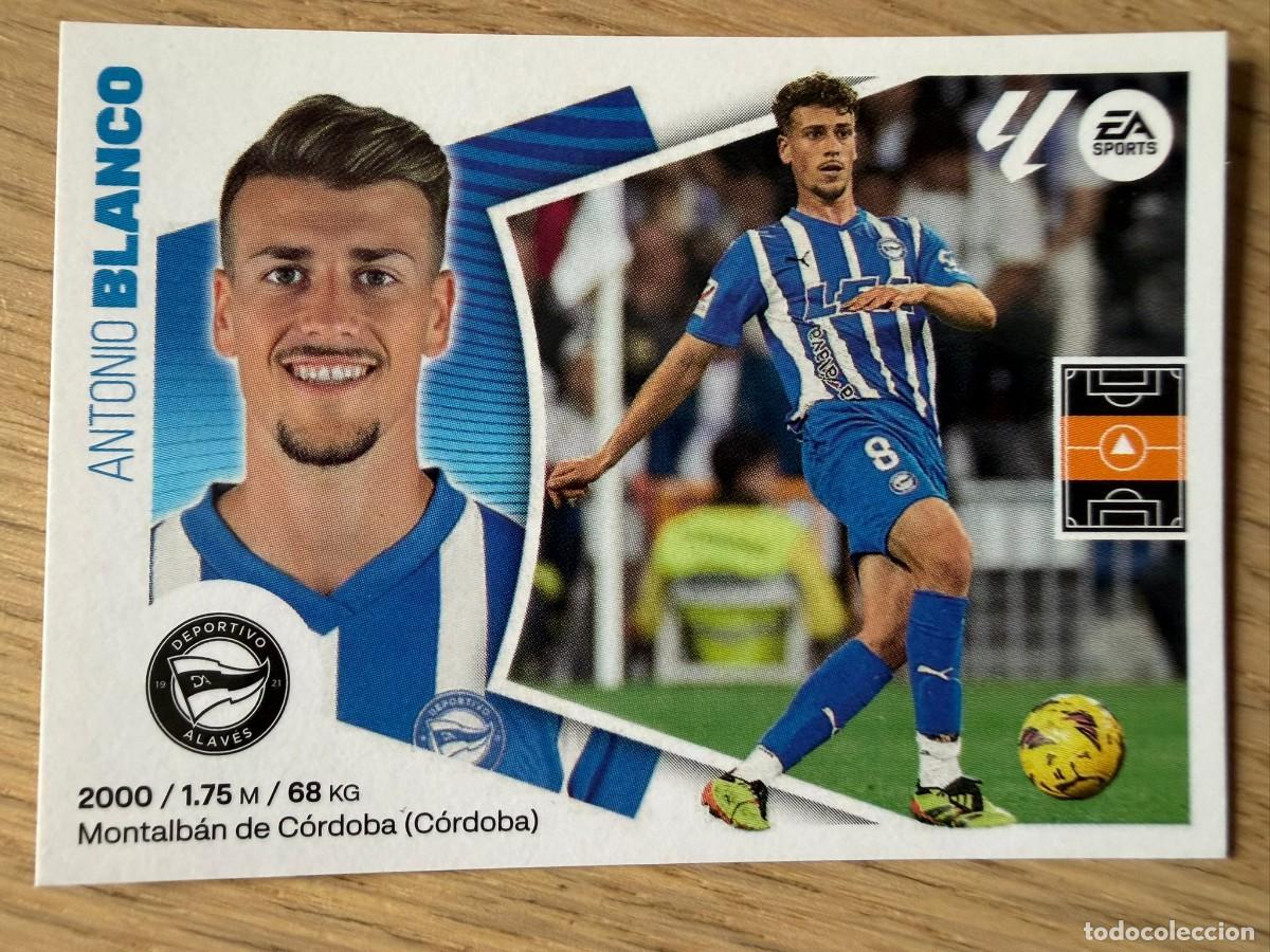 Football Stickers: 13 ANTONIO BLANCO ALAVES 24 25 2024 2025 LIGA EA SPORTS COLECCIONES ESTE SIN PEGAR STICKER