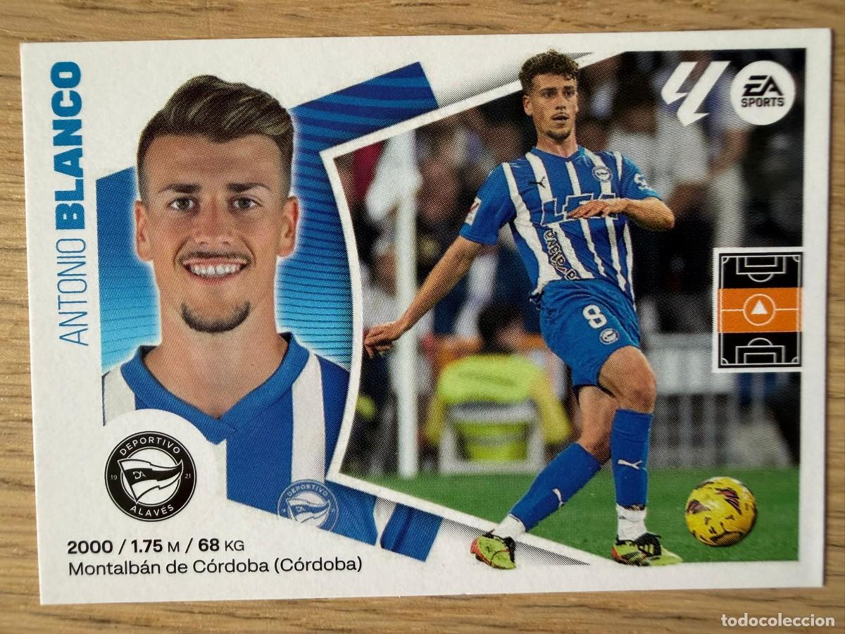 Football Stickers: 13 ANTONIO BLANCO ALAVES 24 25 2024 2025 LIGA EA SPORTS COLECCIONES ESTE SIN PEGAR STICKER