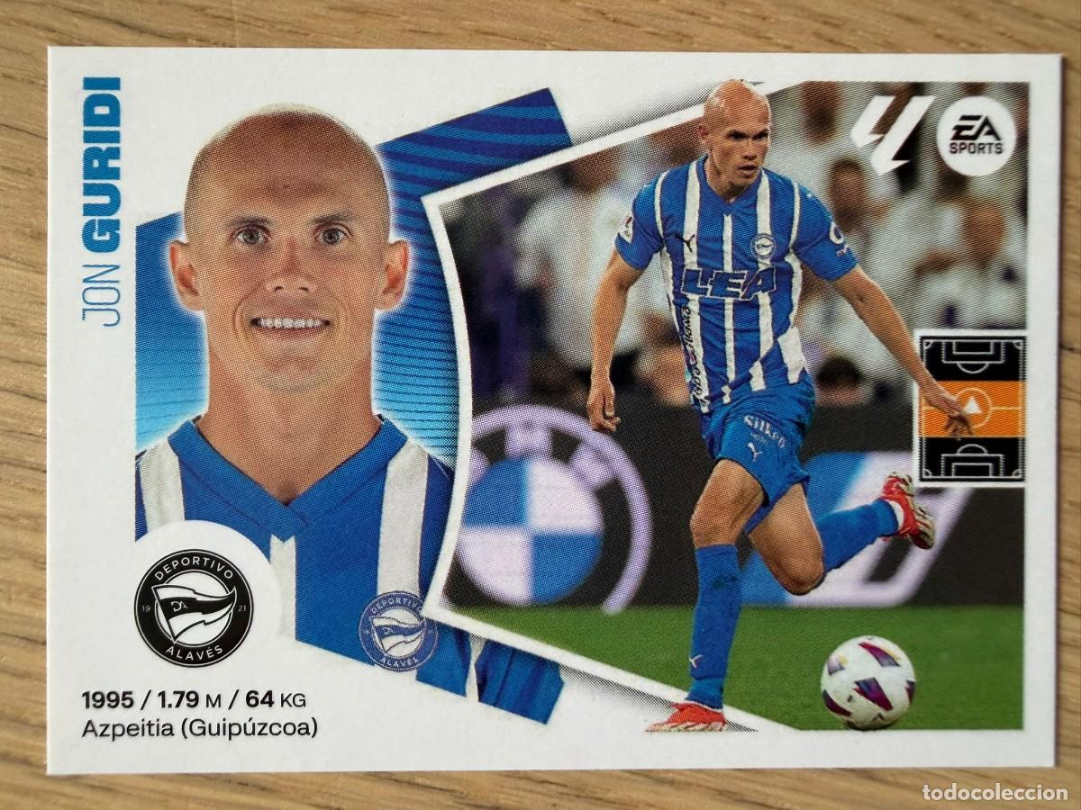 Football Stickers: 14 JON GURIDI ALAVES 24 25 2024 2025 LIGA EA SPORTS COLECCIONES ESTE SIN PEGAR STICKER