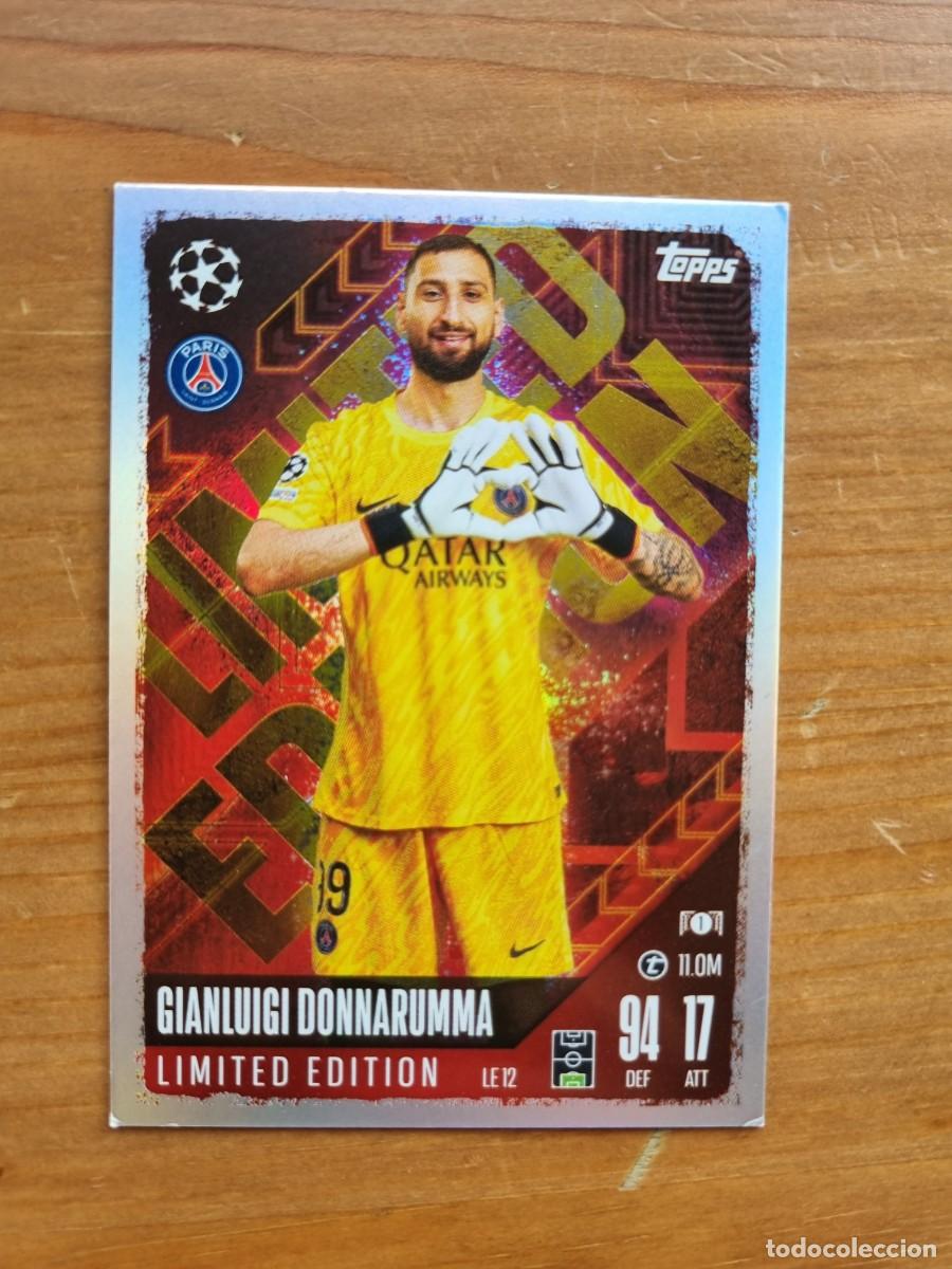 Football Stickers: LE12 DONNARUMMA (Paris Saint-Germain) LIMITED EDITION. Match Attax 2024 2025 24 25 (Topps)