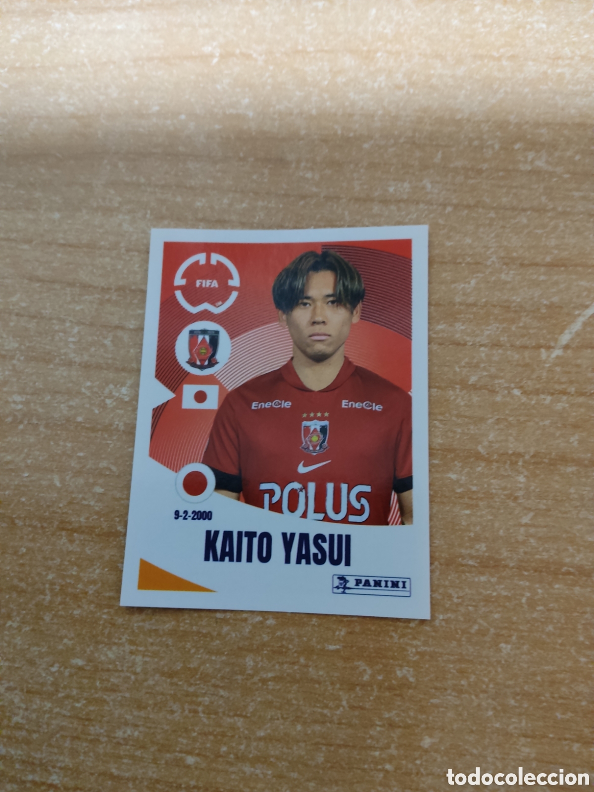 Football Stickers: 289 YASUI URAWA RED DIAMONS FIFA CLUB WORLD CUP 2025