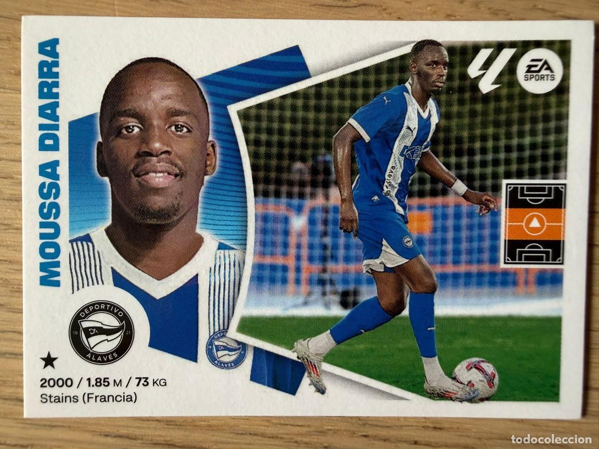 Cromos de f&uacute;tbol: 15 MOUSSA DIARRA ALAVES 24 25 2024 2025 LIGA EA SPORTS COLECCIONES ESTE SIN PEGAR STICKER