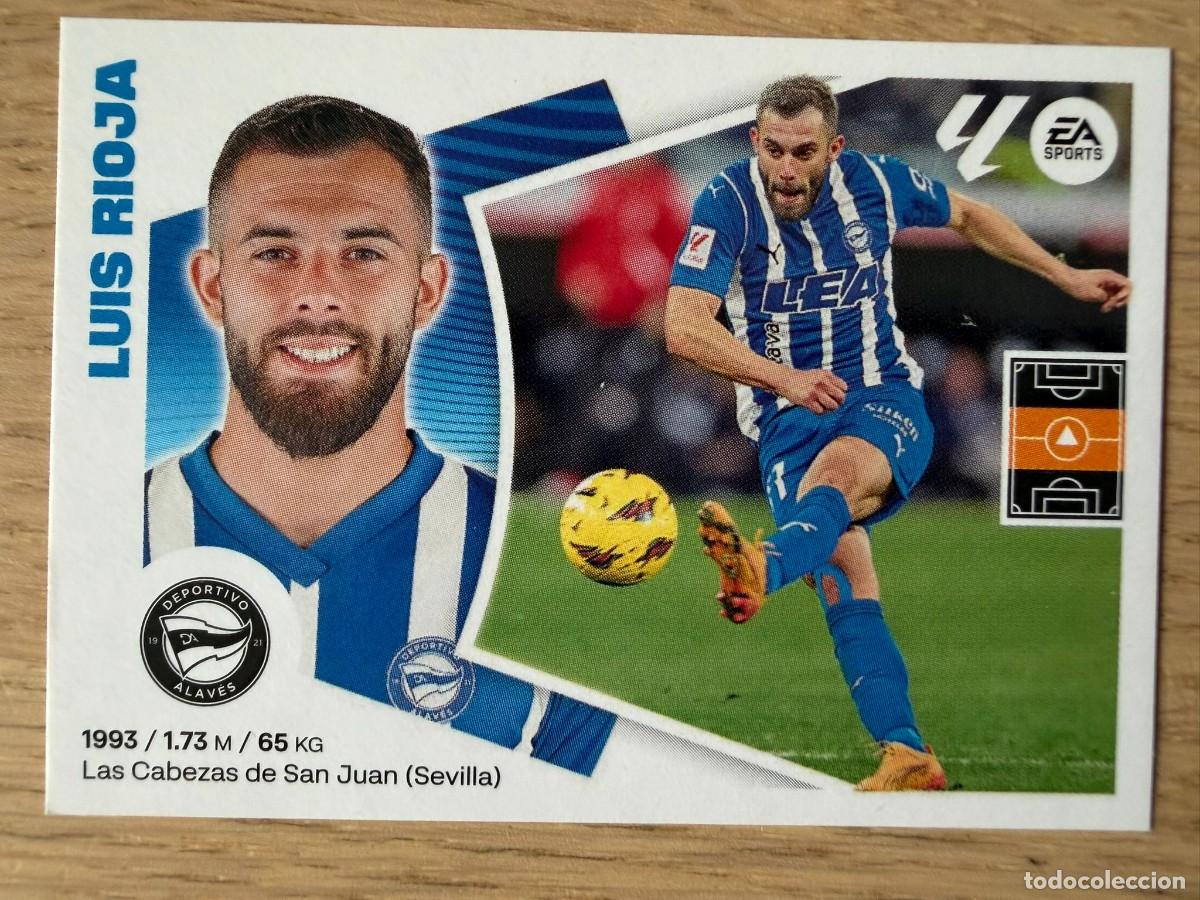 Cromos de f&uacute;tbol: 16 LUIS RIOJA ALAVES 24 25 2024 2025 LIGA EA SPORTS COLECCIONES ESTE SIN PEGAR STICKER