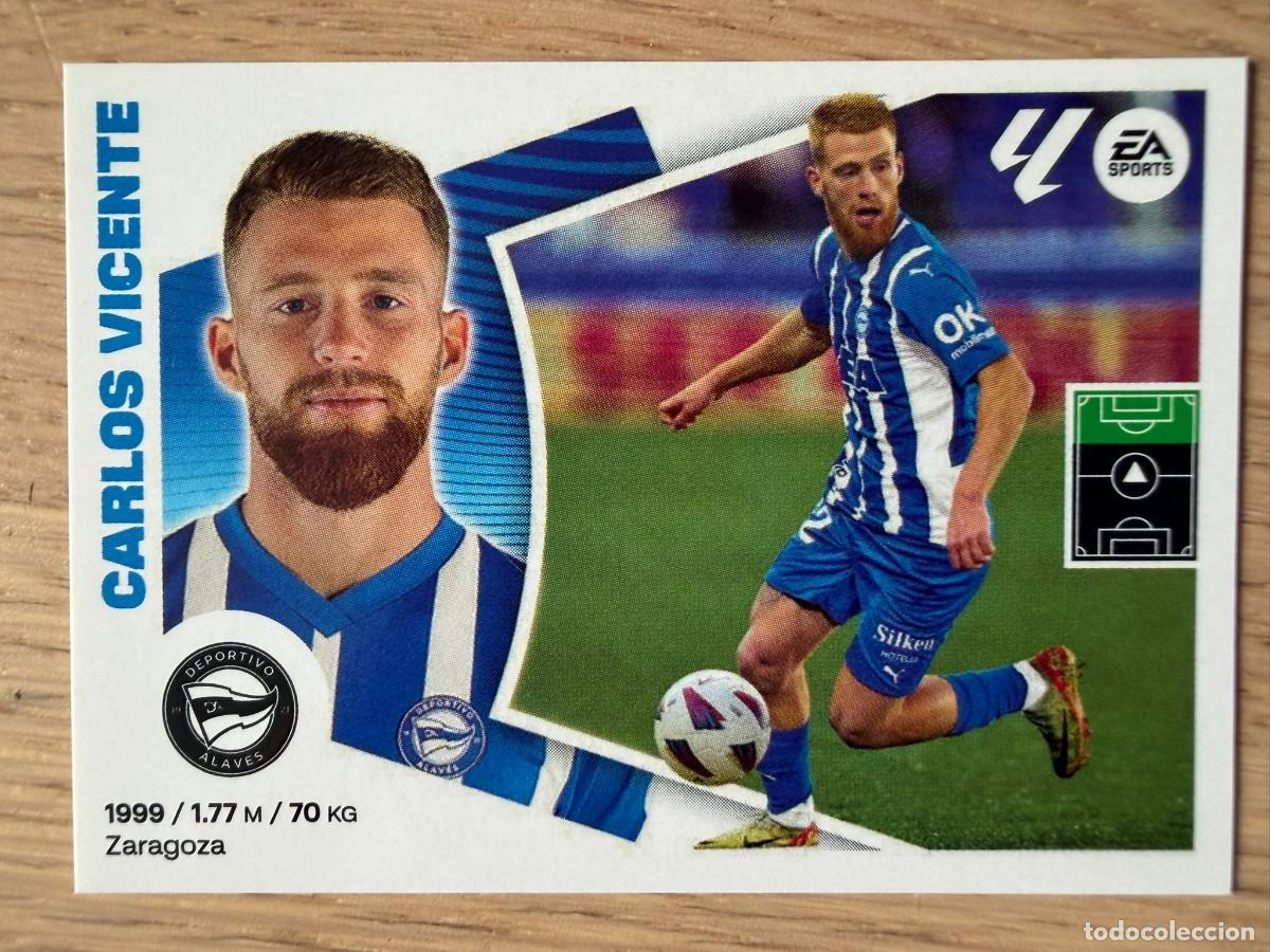 Cromos de f&uacute;tbol: 17 CARLOS VICENTE ALAVES 24 25 2024 2025 LIGA EA SPORTS COLECCIONES ESTE SIN PEGAR STICKER