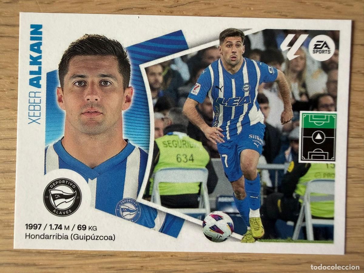 Cromos de f&uacute;tbol: 18 ALKAIN ALAVES 24 25 2024 2025 LIGA EA SPORTS COLECCIONES ESTE SIN PEGAR STICKER