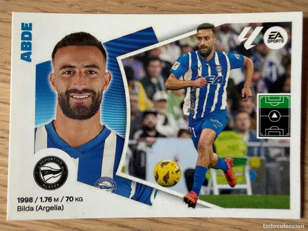 Cromos de f&uacute;tbol: 19 ABDE ALAVES 24 25 2024 2025 LIGA EA SPORTS COLECCIONES ESTE SIN PEGAR STICKER