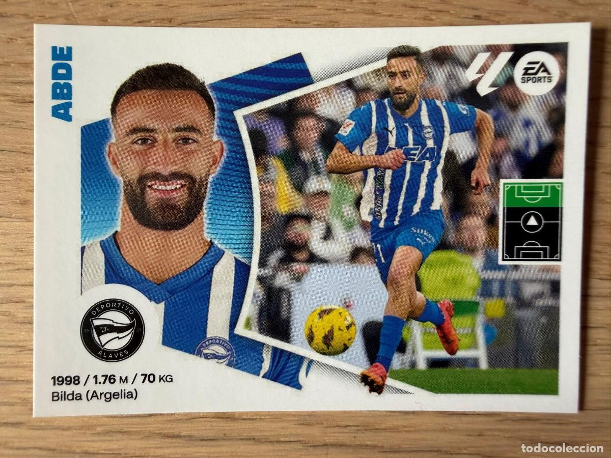 Cromos de f&uacute;tbol: 19 ABDE ALAVES 24 25 2024 2025 LIGA EA SPORTS COLECCIONES ESTE SIN PEGAR STICKER